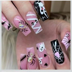 24 pcs Halloween Press On Nail set NWT